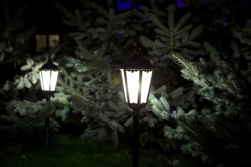 Lampada da giardino SU-MA Retro nera 51cm E27 IP43