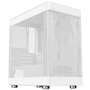 ITEK CASE PROMESH 35B, GAMING OFFICE MINI TOWER MATX, TYPE-C, 2XUSB3, 3 LATI MESH, WHITE