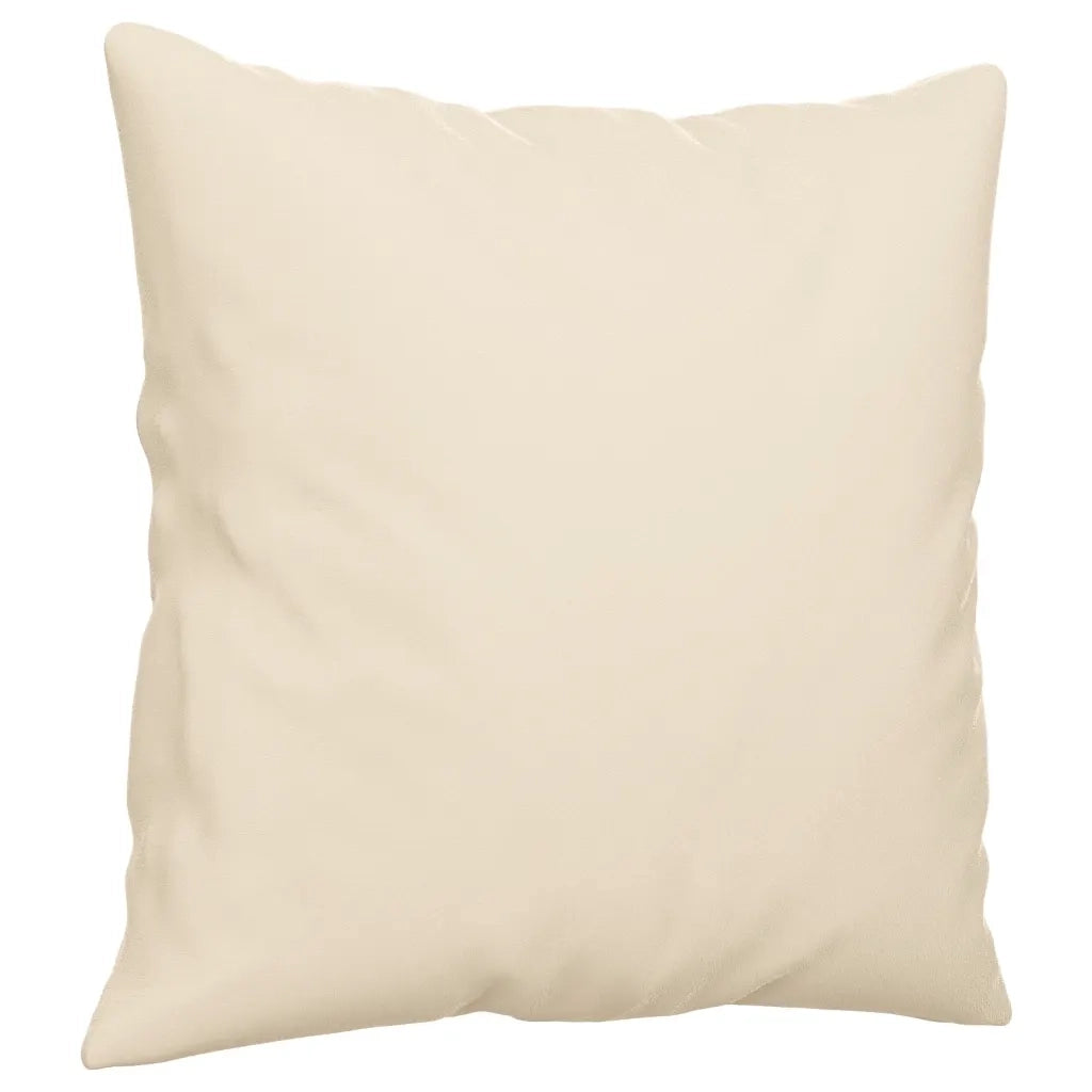 Divano a 2 Posti con Cuscini Beige 140 cm Tessuto Microfibra 3200976