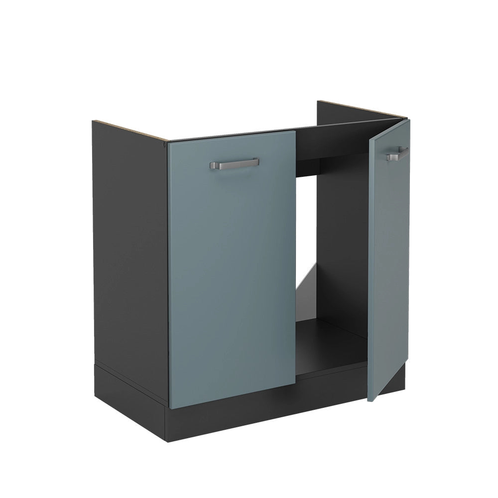 Vicco Mobile lavello cucina Grigio-blu 80 cm , PL Antracite