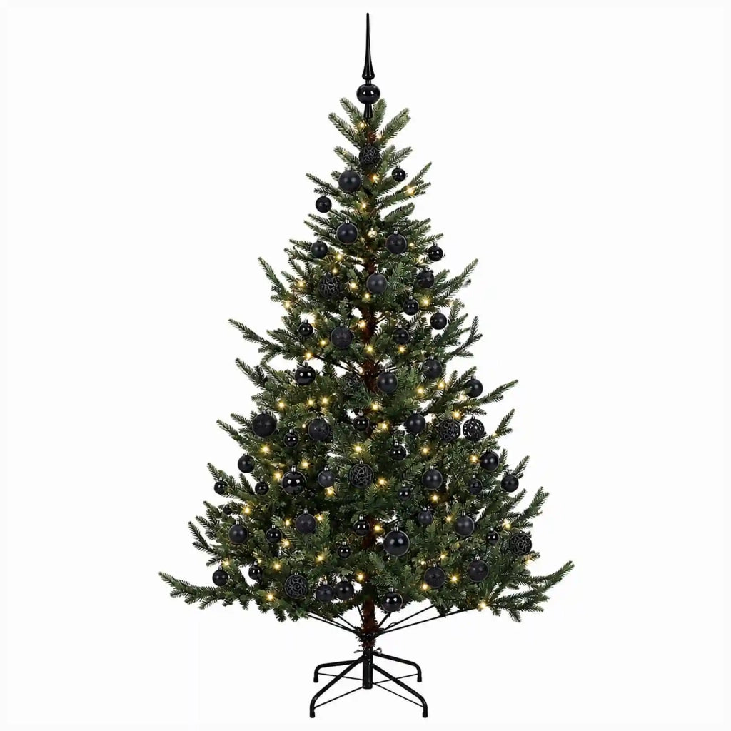 Albero di Natale artificiale con palline 240 cm 300 LED 3466417