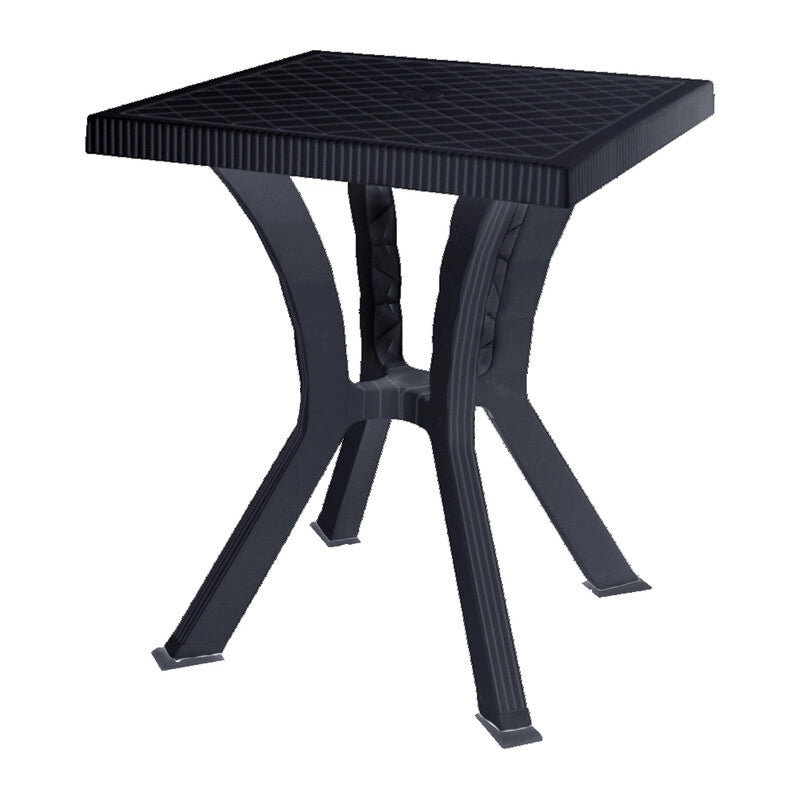 TAVOLO RIGOLETTO ELITE 60X60XH70CM ANTRACITE