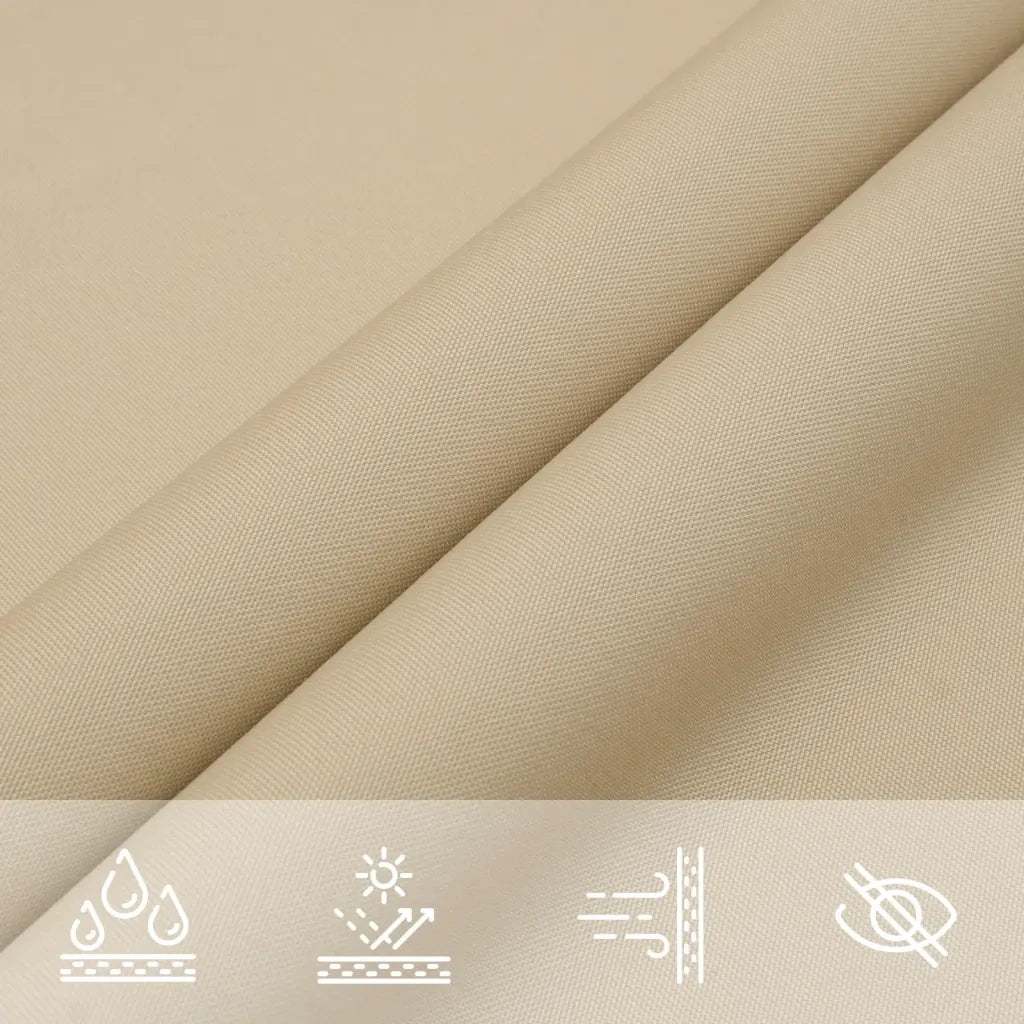 Vela Ombreggiante-Parasole a vela in Tela Oxford Quadrato 4,5x4,5 m Beige