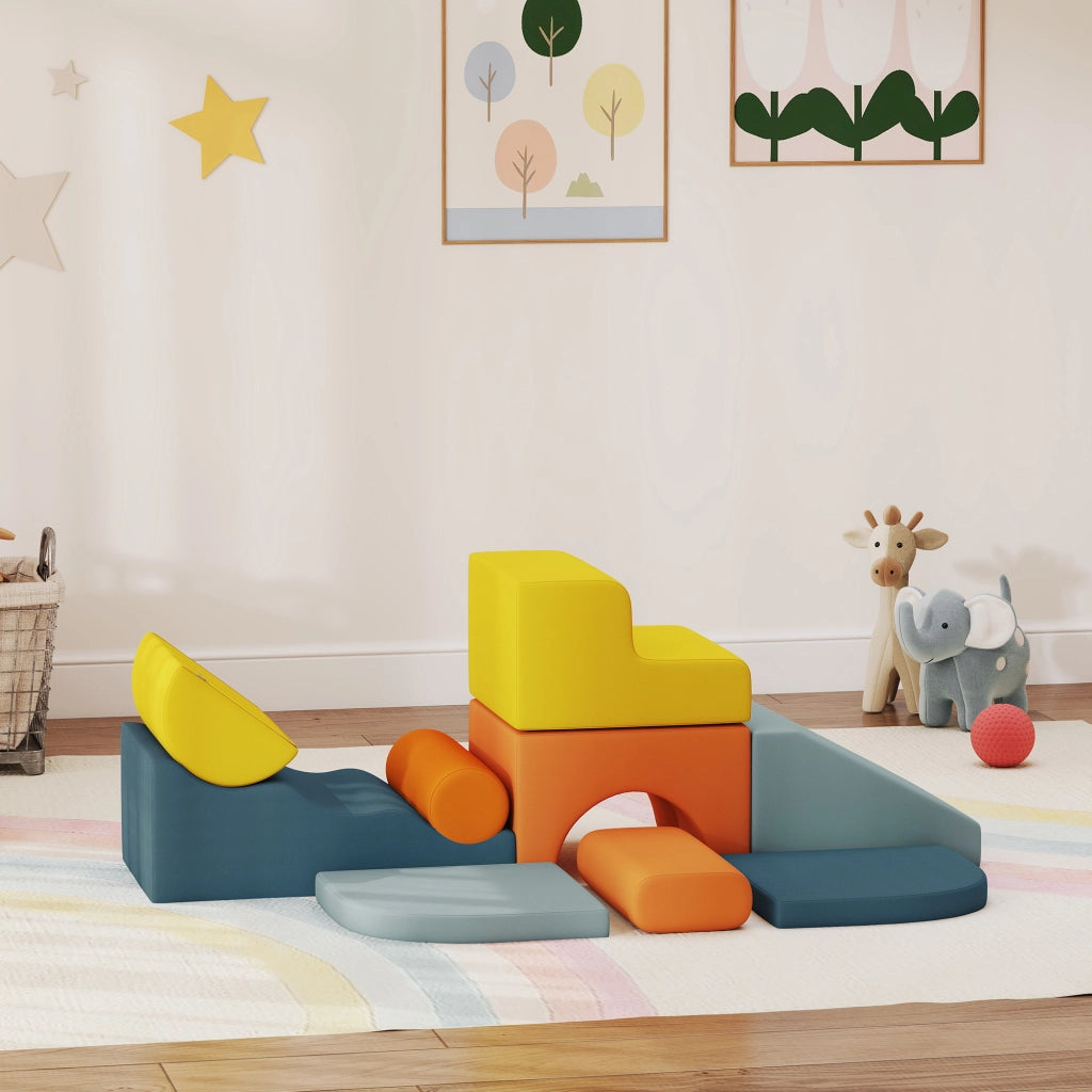 Tappeto di gioco in schiuma 9PCS ¨C Xylo ¨C multicolore 100x100