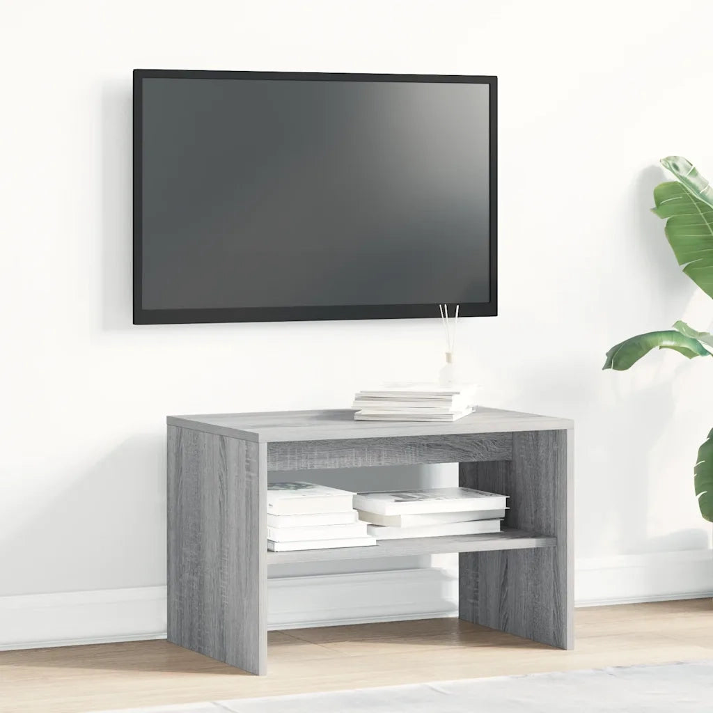 Mobile Porta TV Grigio Sonoma 60x40x40 cm in Legno Multistrato 859105