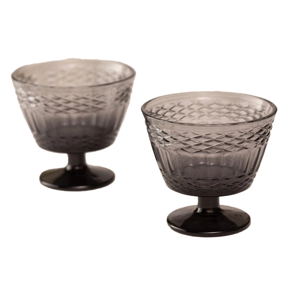 Nidatiha, Bicchieri set da 2 350 ml, Grigio Fume
