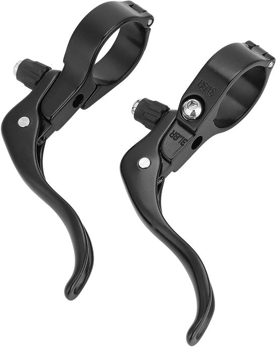 Remmella Alta Qualità in Alluminio - Remmella Bicicletta - Progettata per un Design Leggero - Adatta per Manubri da 31,8 mm - Duratura - Stile - Remmella con Design Curvo
