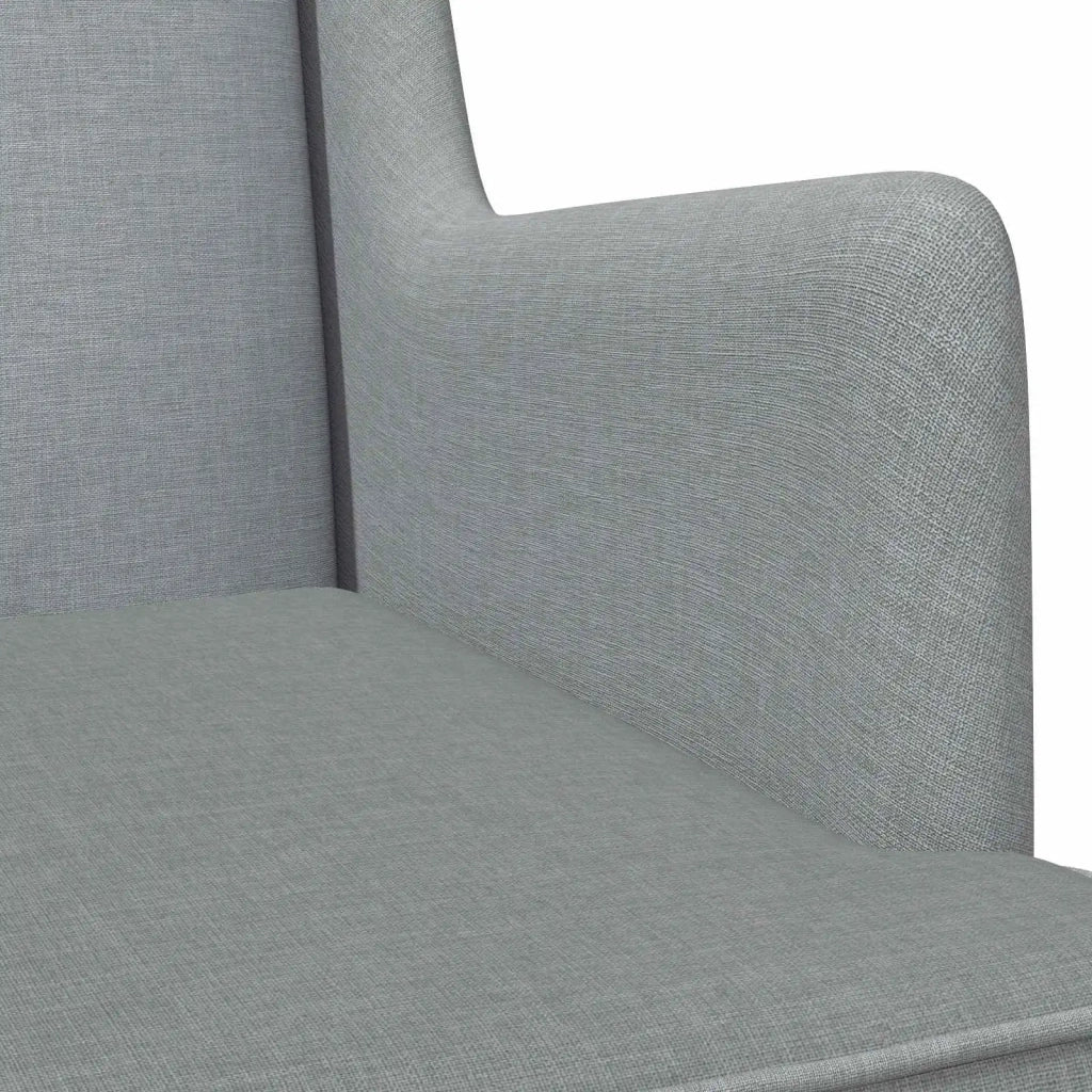 Sedia a dondolo Grigio chiaro 62 x 80 x 85 cm Tessuto 42029962