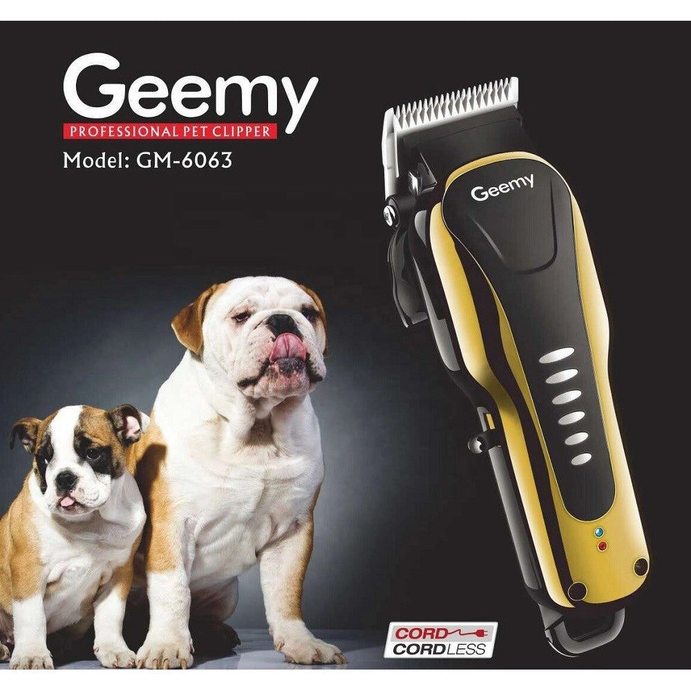 Trade Shop - Tosatrice Professionale Per Cani Animali Domestici Ricaricabile Cordless Gm-6063 -