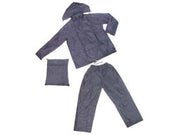 IMPERMEABILE GIACCA/PANTALONE IN NYLON BLU  tg. L    EXCEL