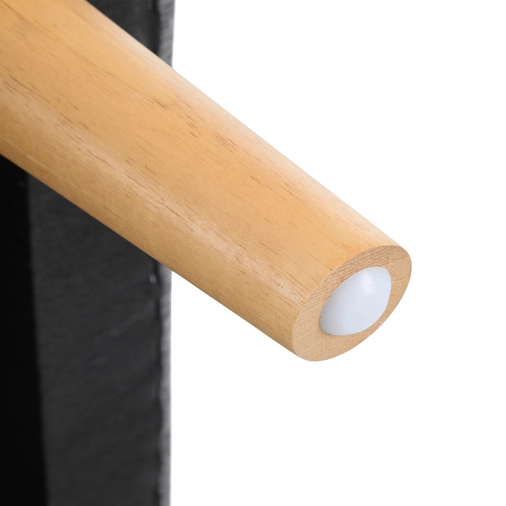Divano 2 posti 162x74x77 cm in ciniglia grigio con gambe in legno massello