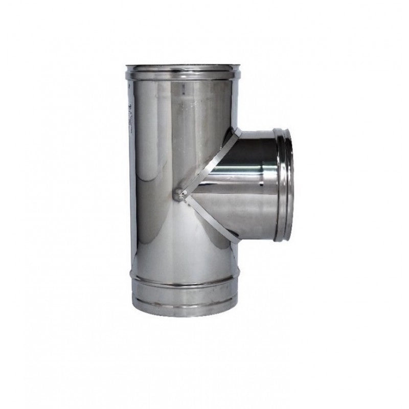 RACCORDO A T 90  ° PER CANNE FUMARIE  EE ? 160 mm