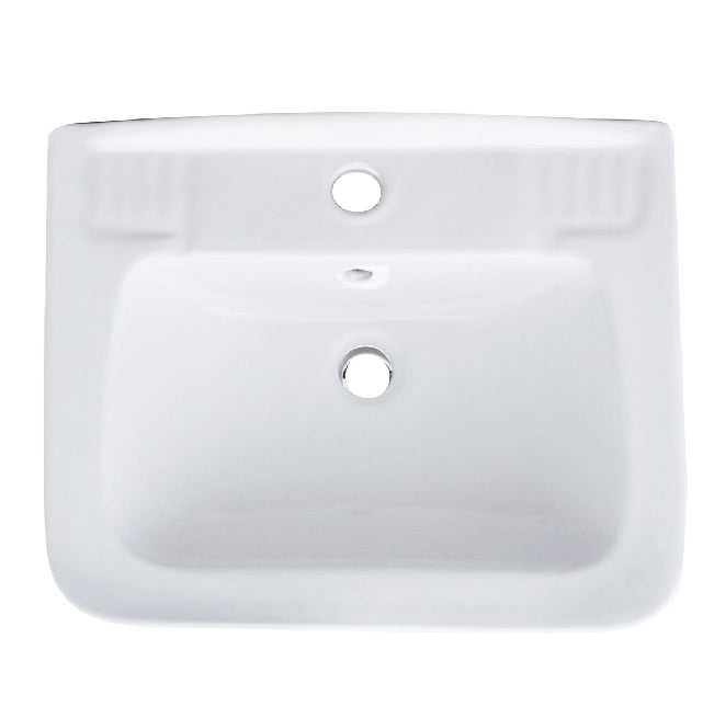Lavabo quadro sospeso a parete 36x45 cm modello LP83 - Bianco