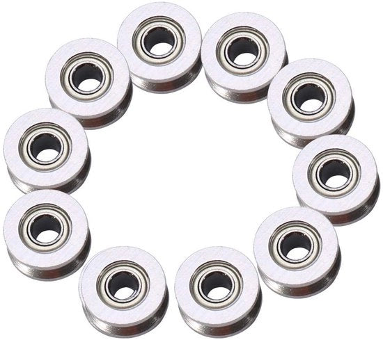 Set di 10 supporti di guaina 4x13x6mm a doppia guaina di schermo con V-groef