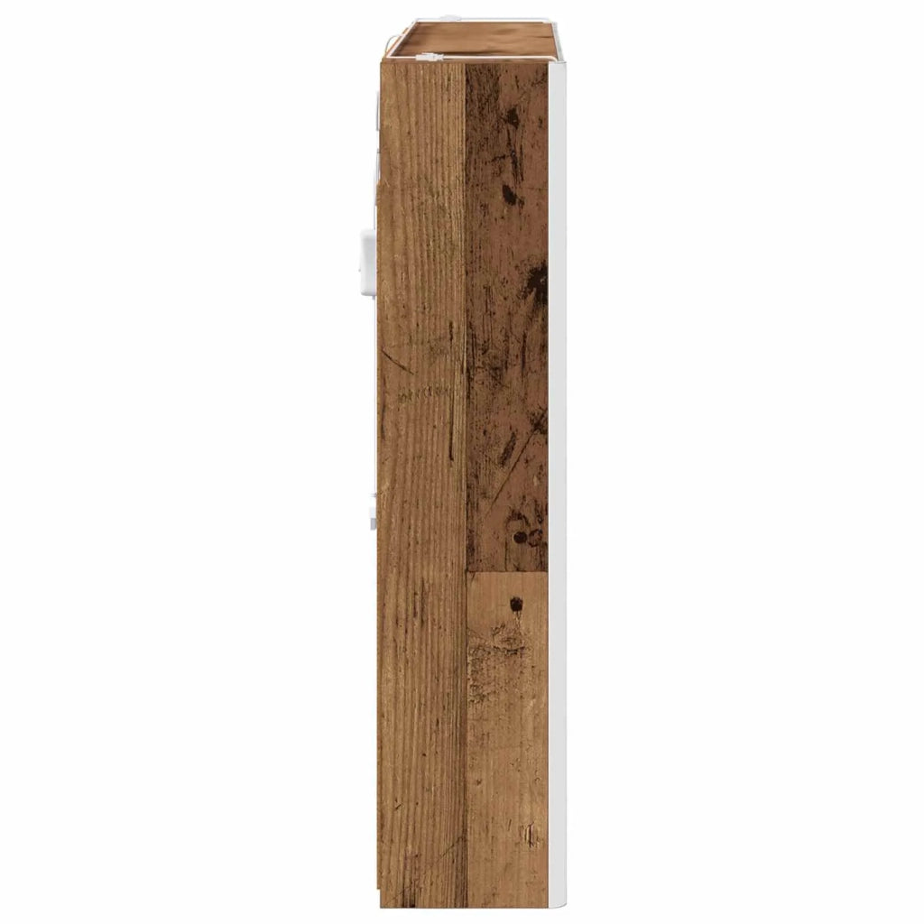 Mobiletto per specchio da bagno Legno vecchio 889269
