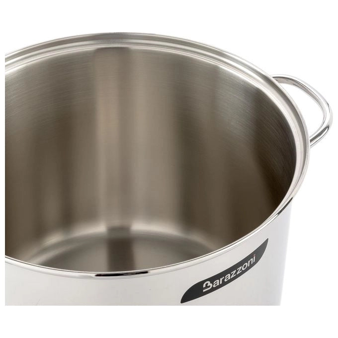Barazzoni 266101028 Bonita Pentola in Acciaio Inox 18-10 28 cm 13.5 L Fondo Triplen Induzione colore Antracite