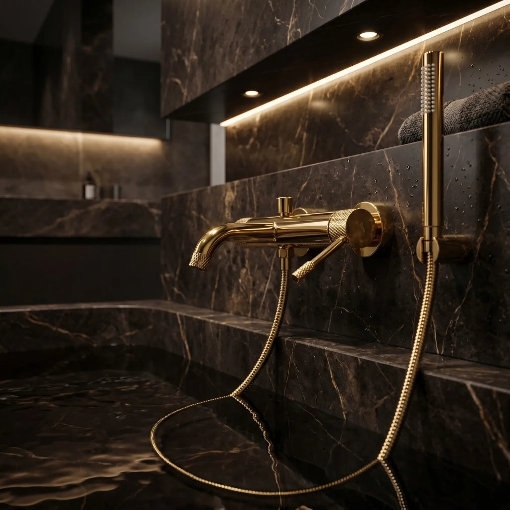 Doccia A Mano Rea Js-018 Gold
