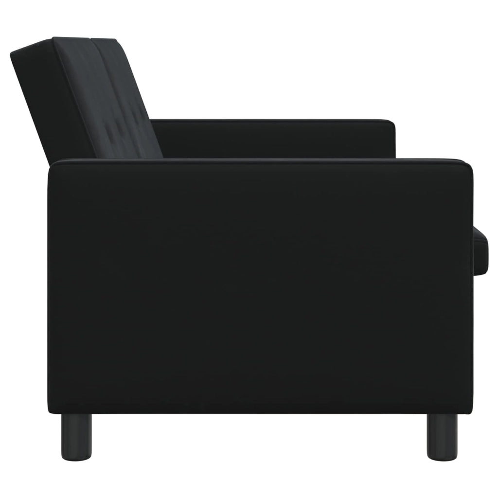 Divano letto | Sof¨¤ letto | Letto singolo Nero Tessuto
