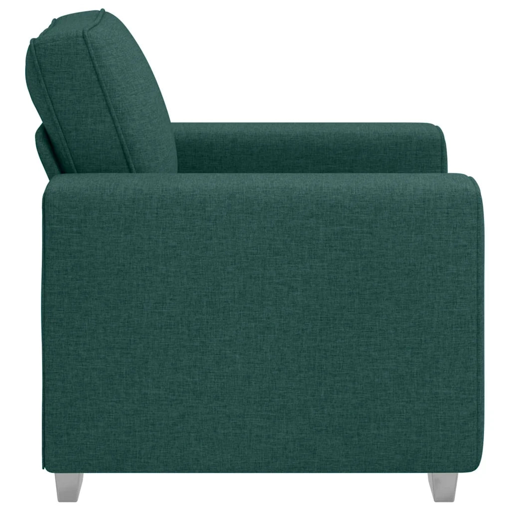 Poltrona | Sedia Relax Sofa Verde Scuro 100 cm Tessuto