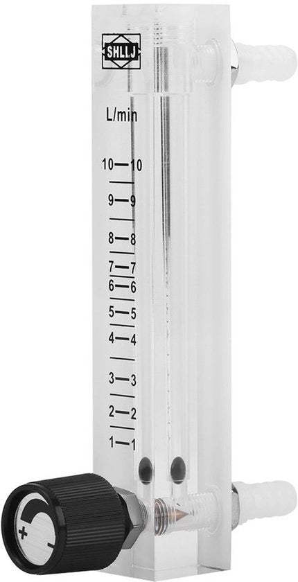 Contatore di Gas - Regolatore di Flusso - Misuratore Industriale - Precisione 1-10LPM - 8mm Viti di Regolazione