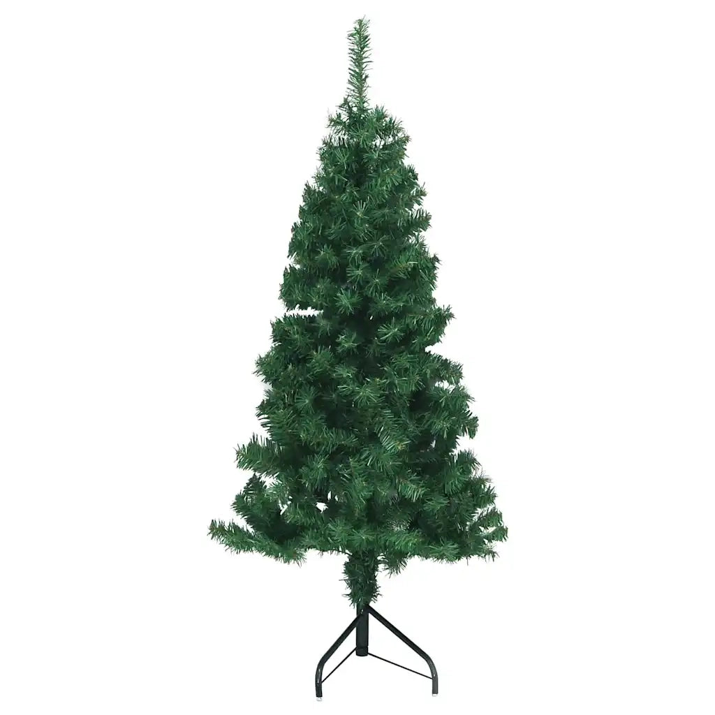 Albero di Natale Artificiale Angolare con 150 LED Verde 120 cm 3397247