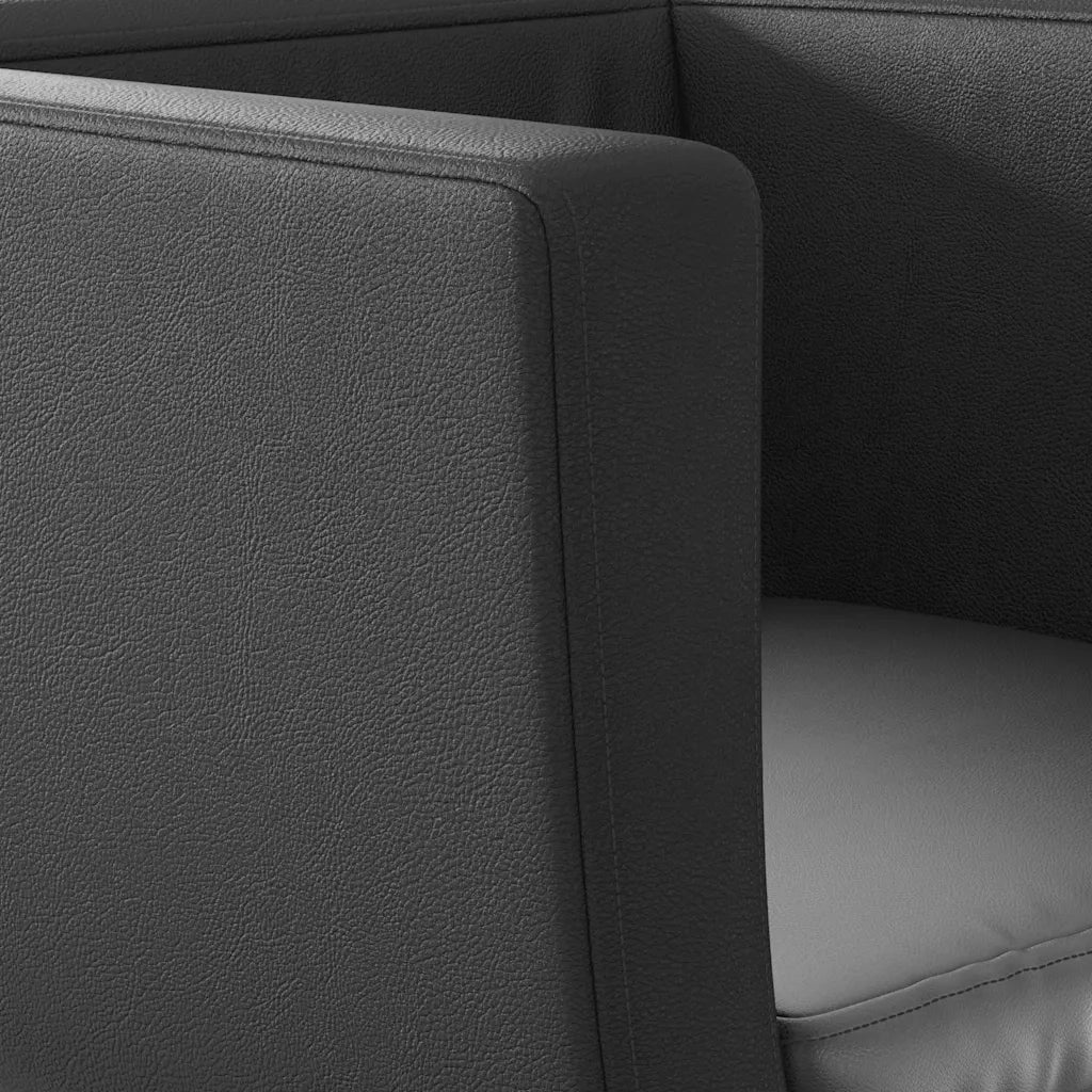 Sedia da Bar Nero in Similpelle 240041