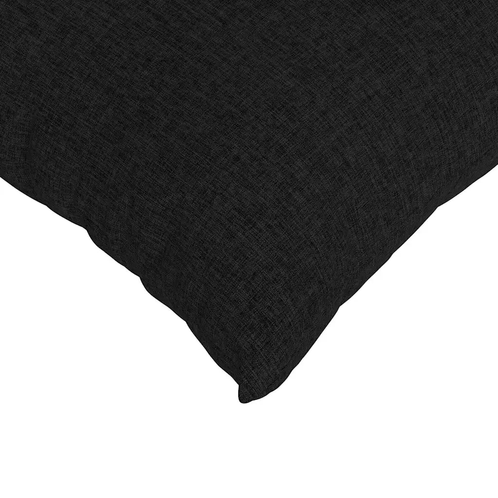 Cuscini da Divano 2 pz-Set di 2 Cuscini per Sofa Nero 50 x 30 cm Tessuto 150979