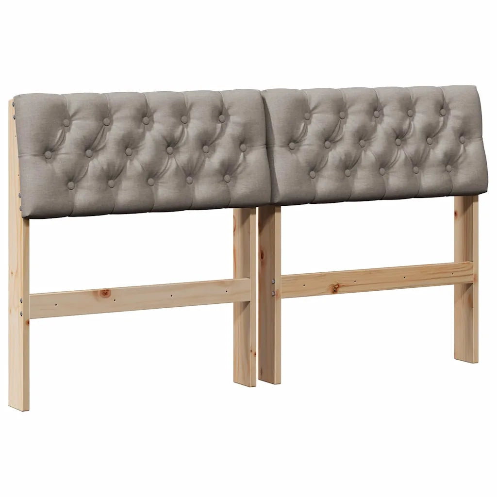Testiera imbottita-Testiera con Cuscini-Testata Talpa 160 cm Pino massello 975066