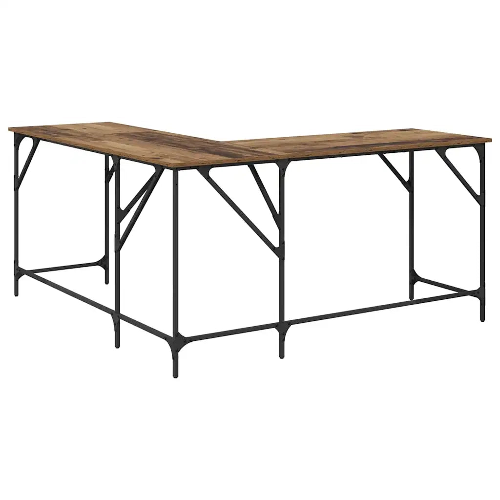 Scrivania Legno vecchio 149 x 149 x 75 cm Legno multistrato 882862