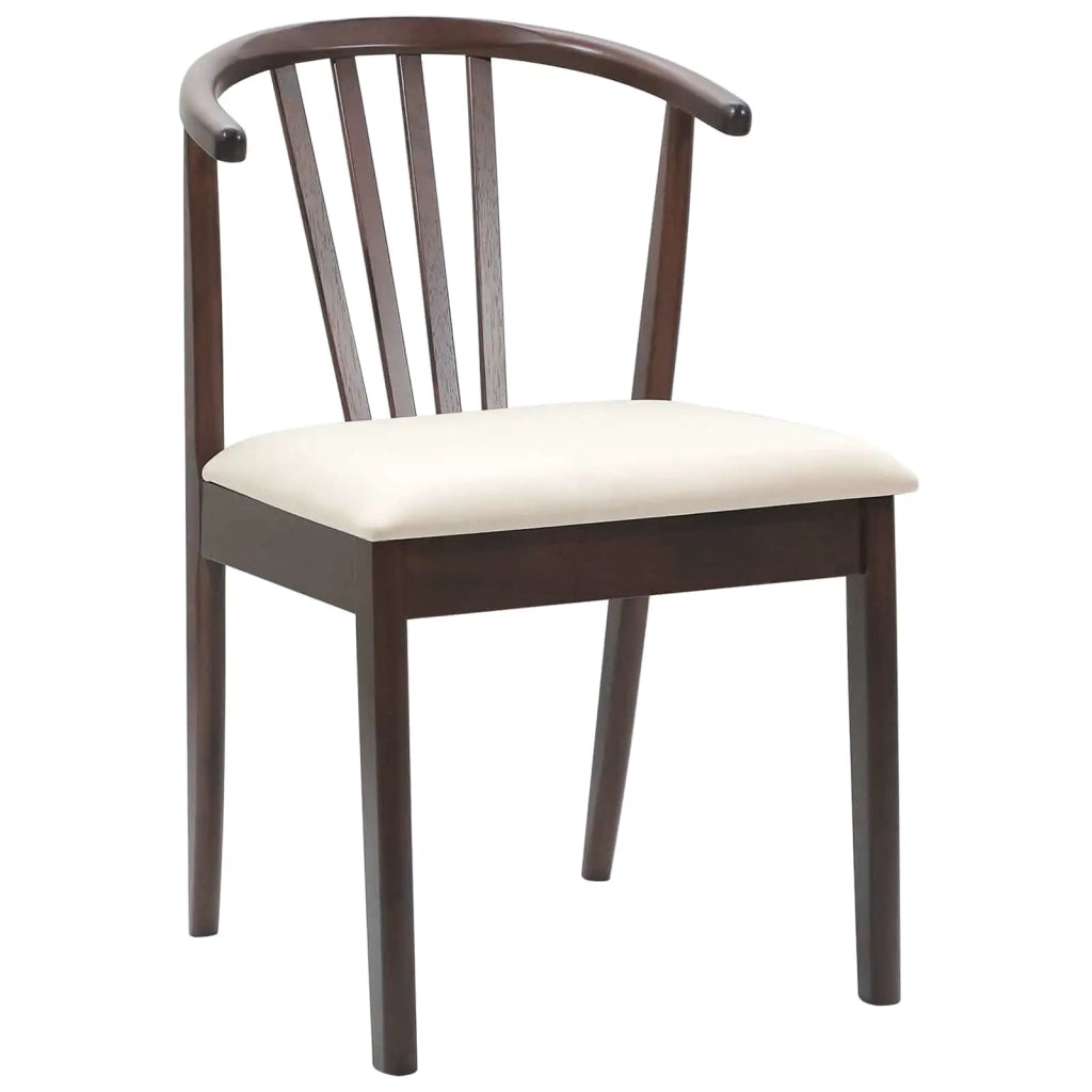 Sedia da pranzo 2 pcs Marrone chiaro e chiaro 42020393