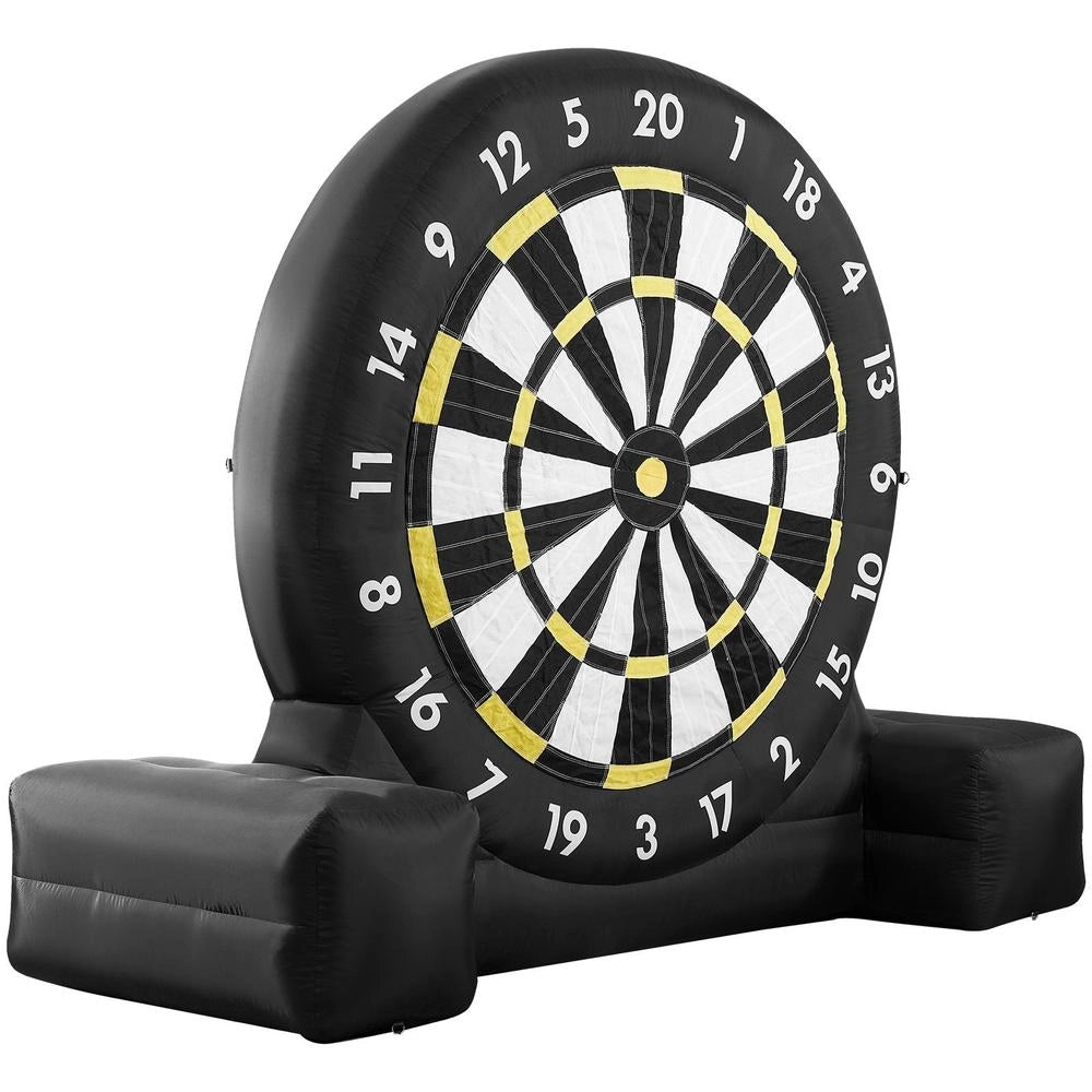 Bersaglio Gonfiabile Calcio 9 Palline Pompa Montaggio 2 Minuti Borsa per Giochi Giardino 3000x3660x1600mm