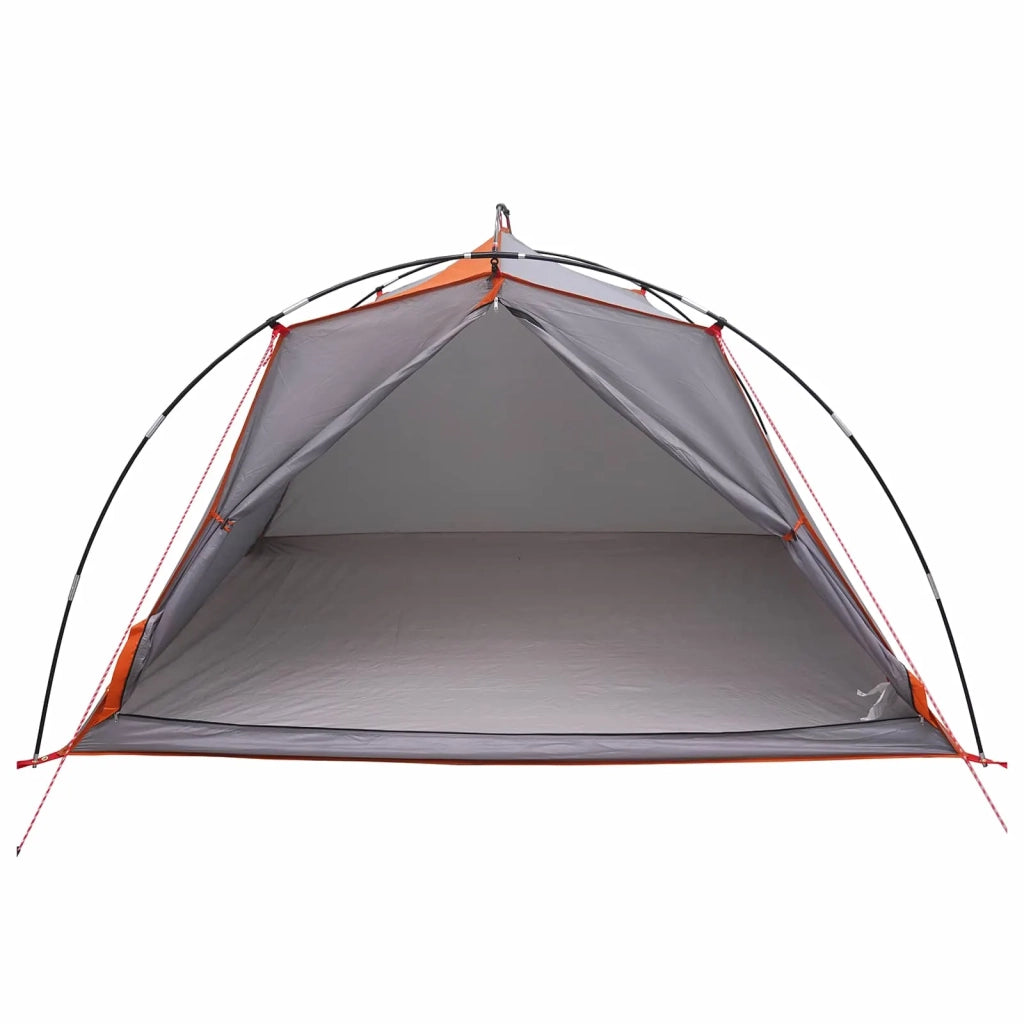 Tenda a tunnel Grigio e arancione 4 persone