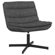 Sedia girevole Nero 63 x 75 x 76 cm PU Antico 42007348