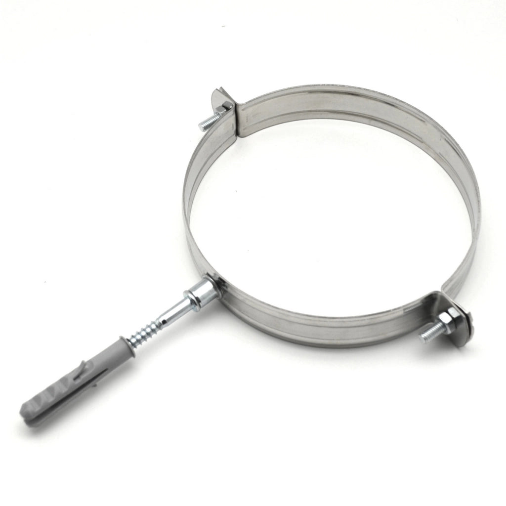 COLLARE DI FISSAGGIO IN ACCIAIO INOX- Diam. 80- DK- pezzi 1