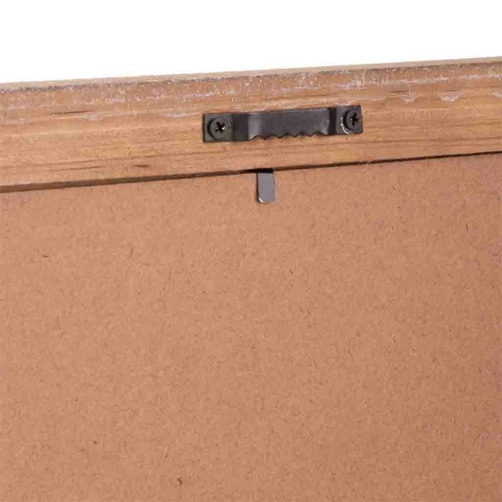 Cornice in legno e tessuto