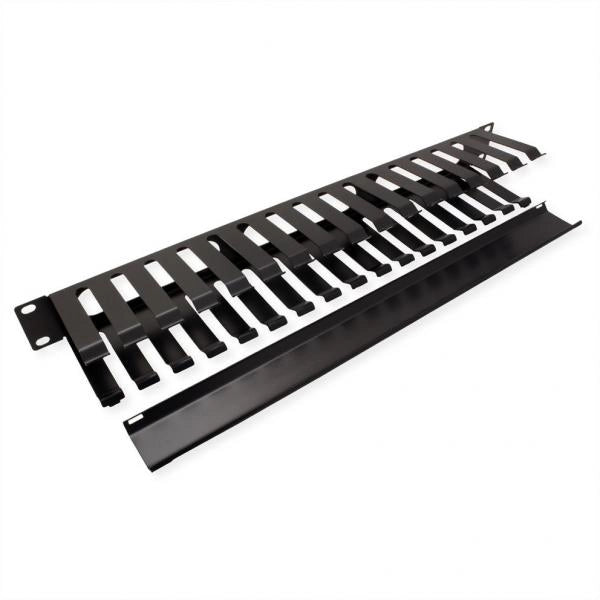 VALUE PIASTRA GESTIONE CAVI, 40X80MM, NERO