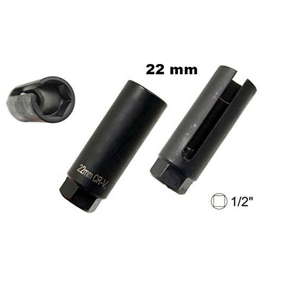 Trade Shop - Utensile Chiave A Bussola Per Smontaggio Sonda Lambda 1/2 22 Mm -