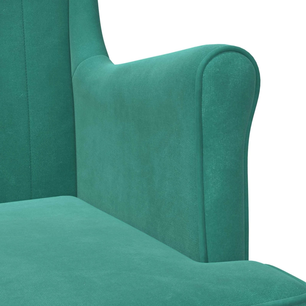Poltrona | Sedia Relax Turchese Velluto