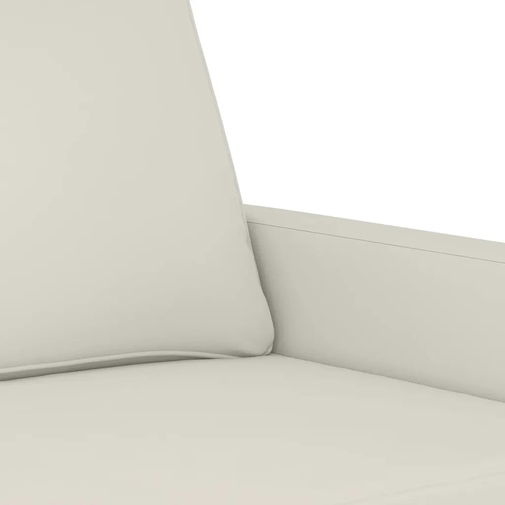 Fauteuil Crème 60 cm Velours