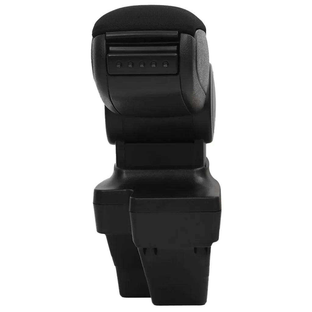 Bracciolo per Auto Nero 15x35x(33-49,5) cm in ABS 154687