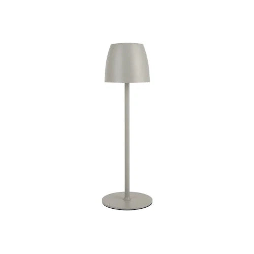 Lampada eureka da tavolo in metallo grigio cm 38