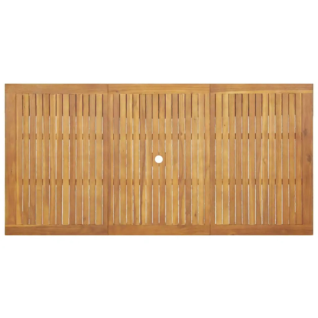 Set da Pranzo per Giardino 7 pcs Marrone 3375654
