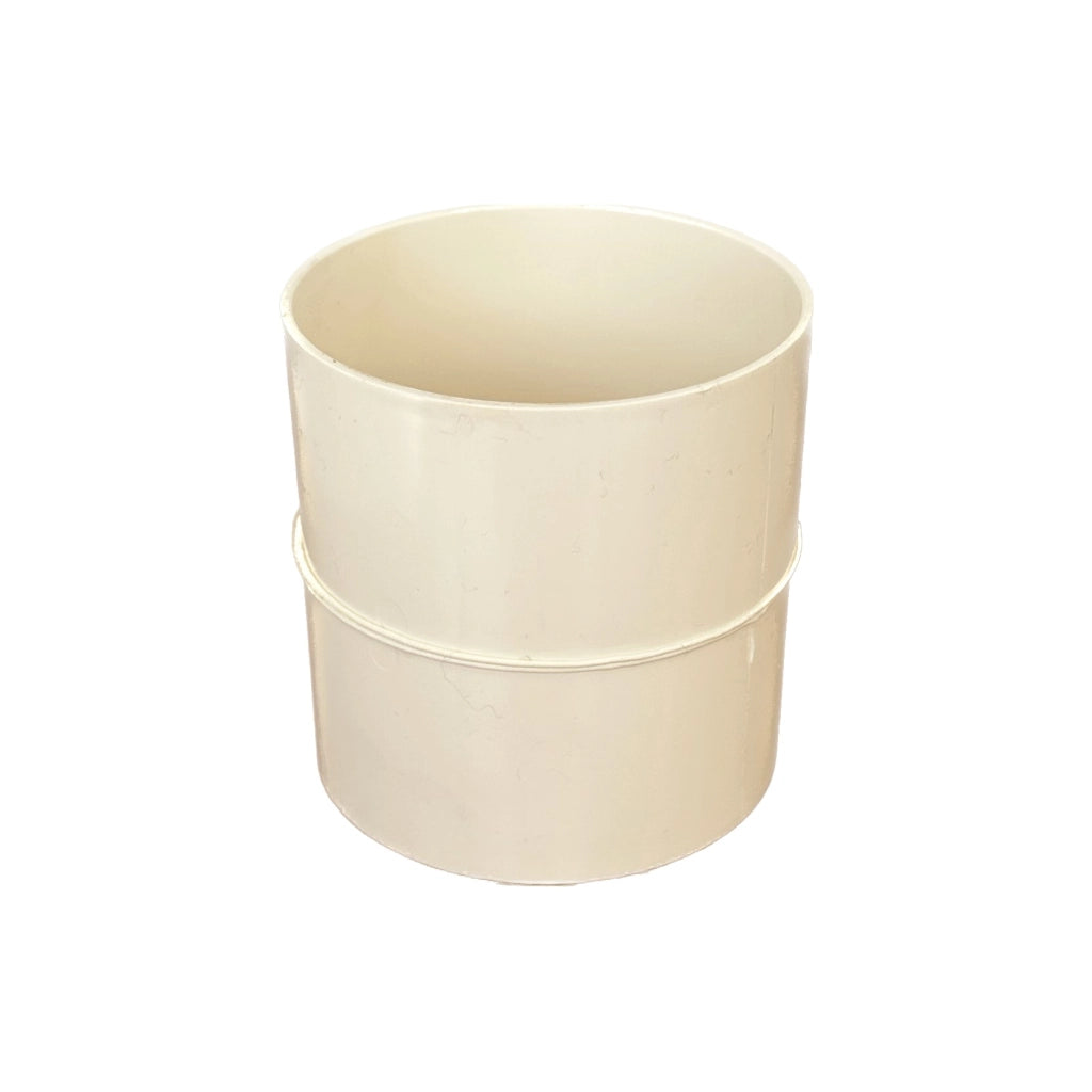 Manicotto femmina-femmina in pvc : Colore - Avorio, Diametro - 63