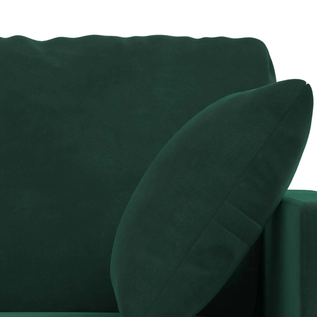 Set di divani 2 pcs Verde Scuro 198 x 78 x 80 cm Velluto 3407597