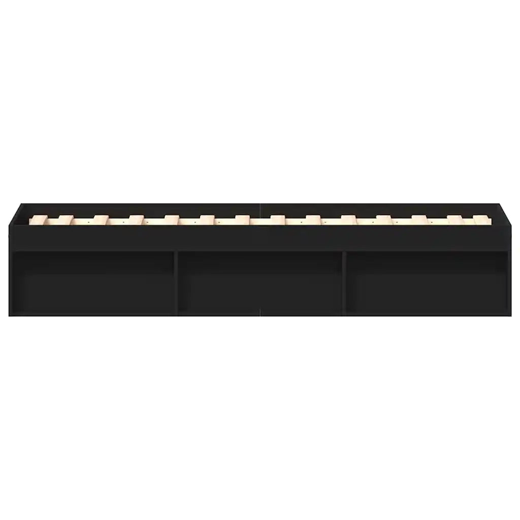 Giroletto-Struttura Letto Nero 90x200 cm