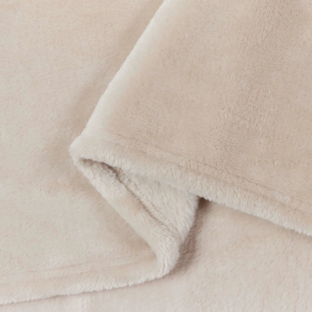 Coperte da Pile 6 pz Beige 220 x 240 cm Panno