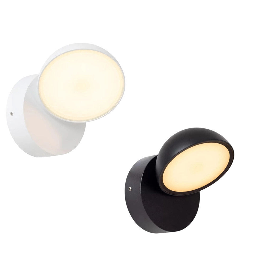 Trade Shop - Applique A Led Da Esterno 12 Watt Ip54 Con Teconologia Cct 3 Tonalità Di Luce 570-3c -