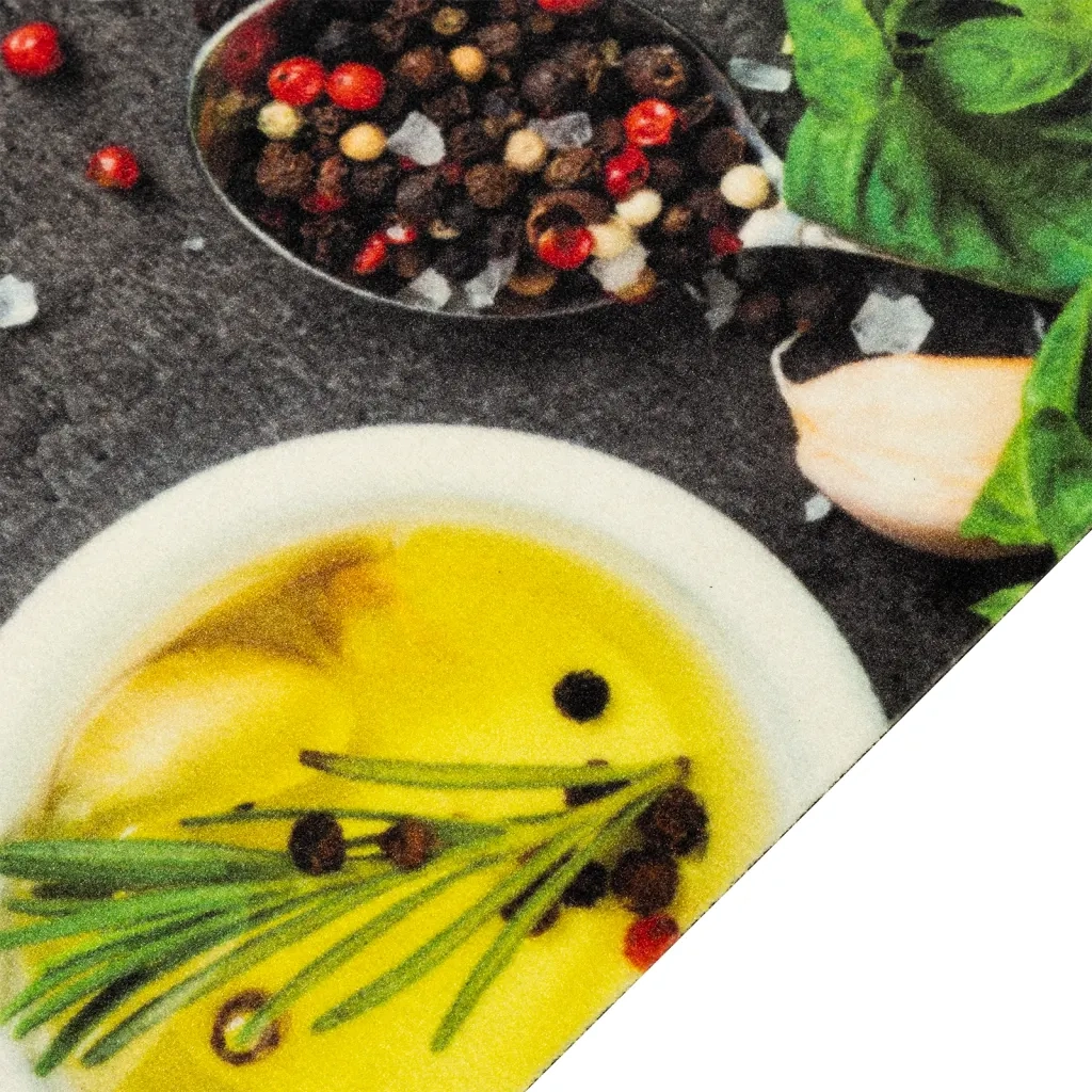 Tappeto da Cucina Lavabile-Tappetino da Cucina Spezie 60x180 cm Velluto 224952