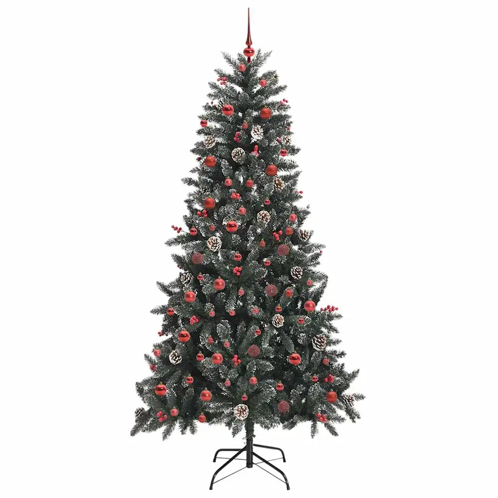 Albero di Natale artificiale con 300 LED Verde 210 cm 3395892