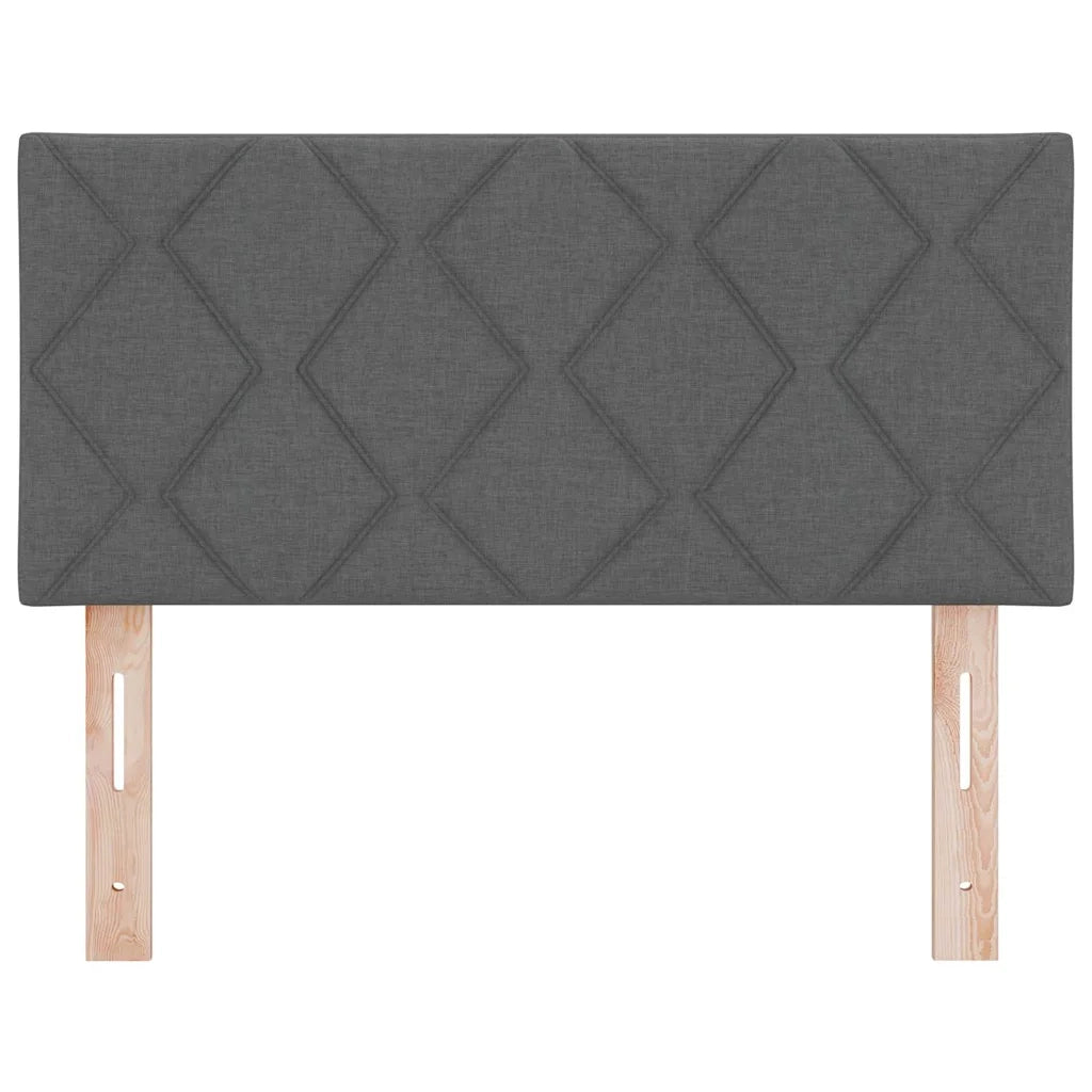 Testiera | Testata LED Grigio 90 cm Tessuto